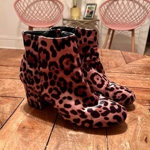 A New Day leopard print ankle boots